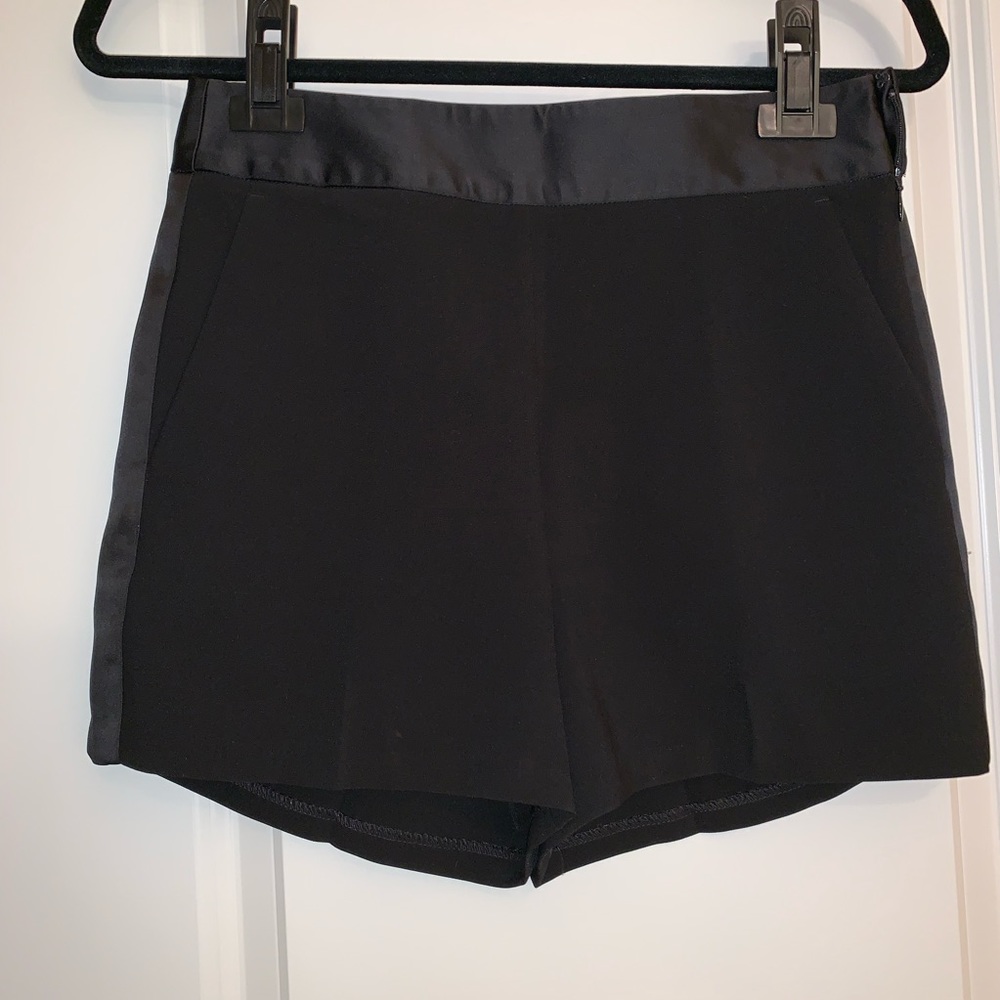 NWT Express Satin Trim High Waist Short